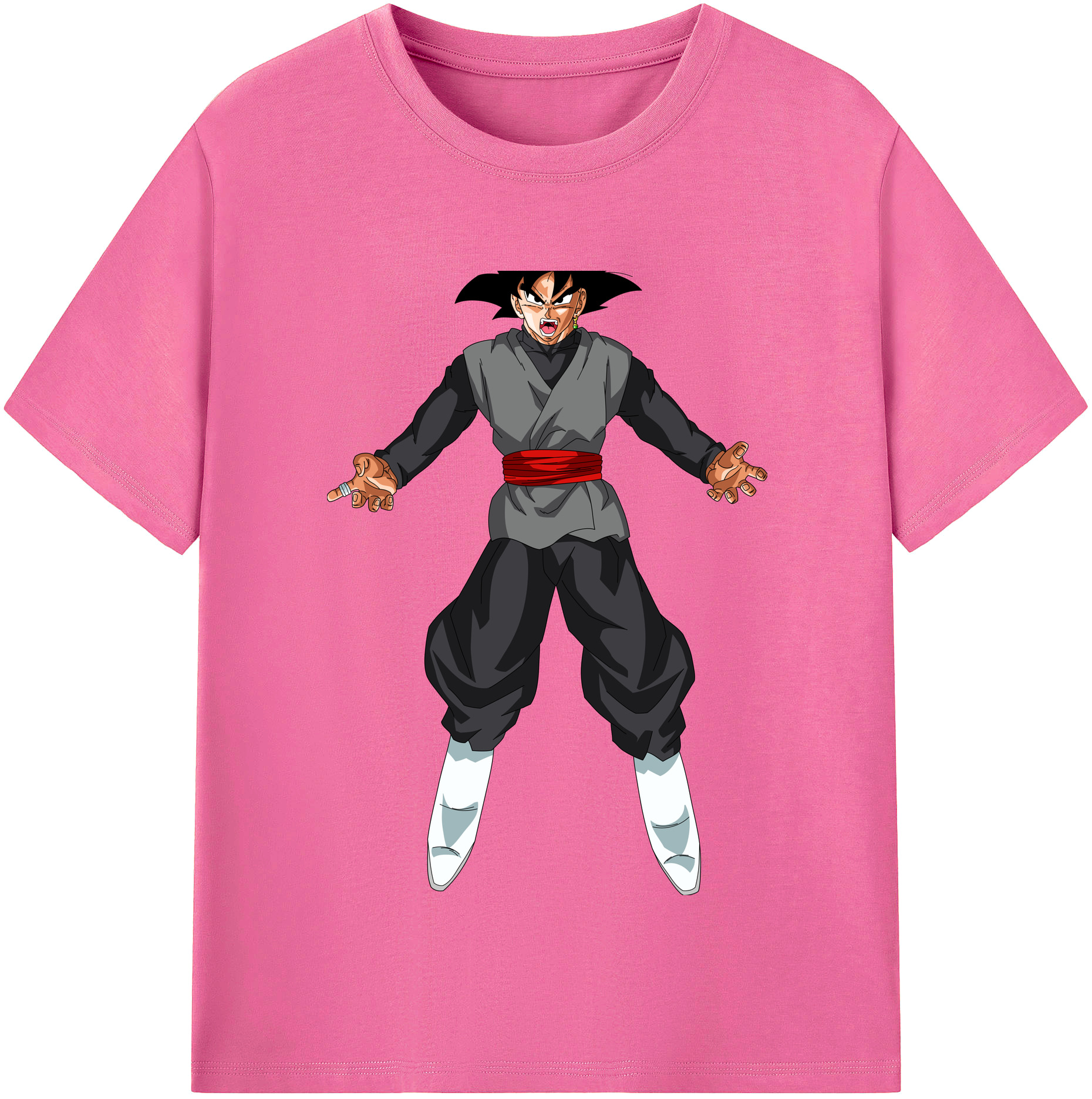 （画像用） ドラゴンボール ベジータ四世（Bejīta Yonsei）DRAGON BALL Vegeta IV レディースカジュアルプリントTシャツ（綿100％）